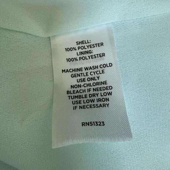 Halogen Release Pleat Blouse in fresh mint size L - Picture 6 of 8